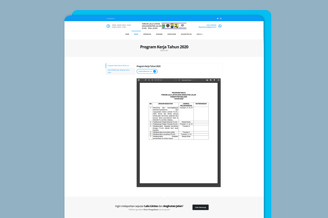 FLLAJ Kab Malang | Official Website of FLLAJ - Malang Regency - Screenshoot 006