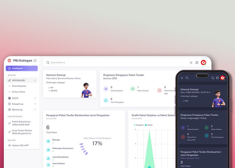 Portfoio Web Apps SIPENSILPBJ Kab Katingan 2024